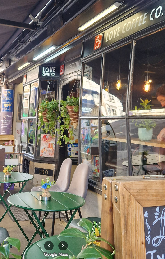 Oxford Visitor Guide Coffee Shops in Oxford Love Coffee Co