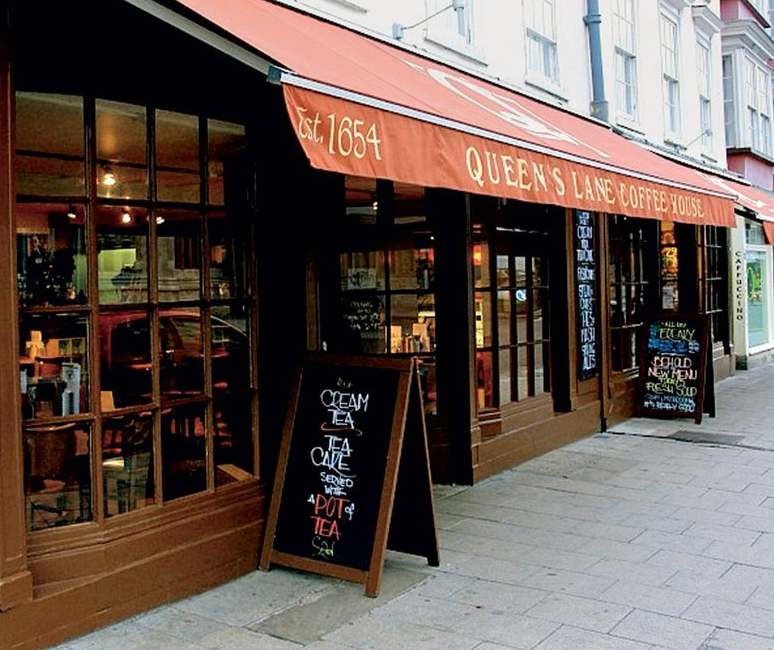 Oxford Visitor Guide Coffee Shops in Oxford Queens Lane Coffee House