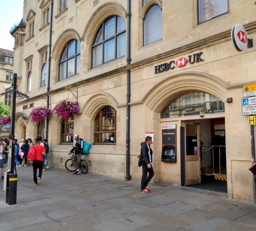 ATMs in Oxford HSBC Cornmarket