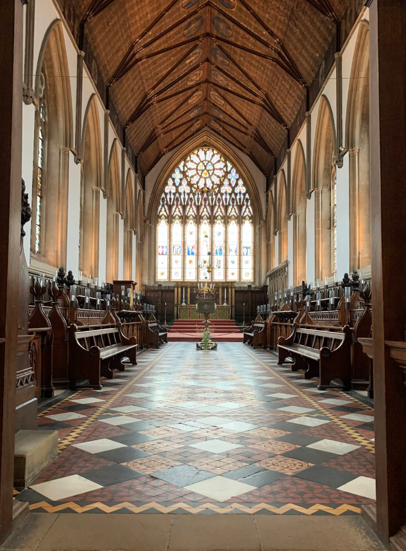 Evensong in Oxford Merton College Chapel